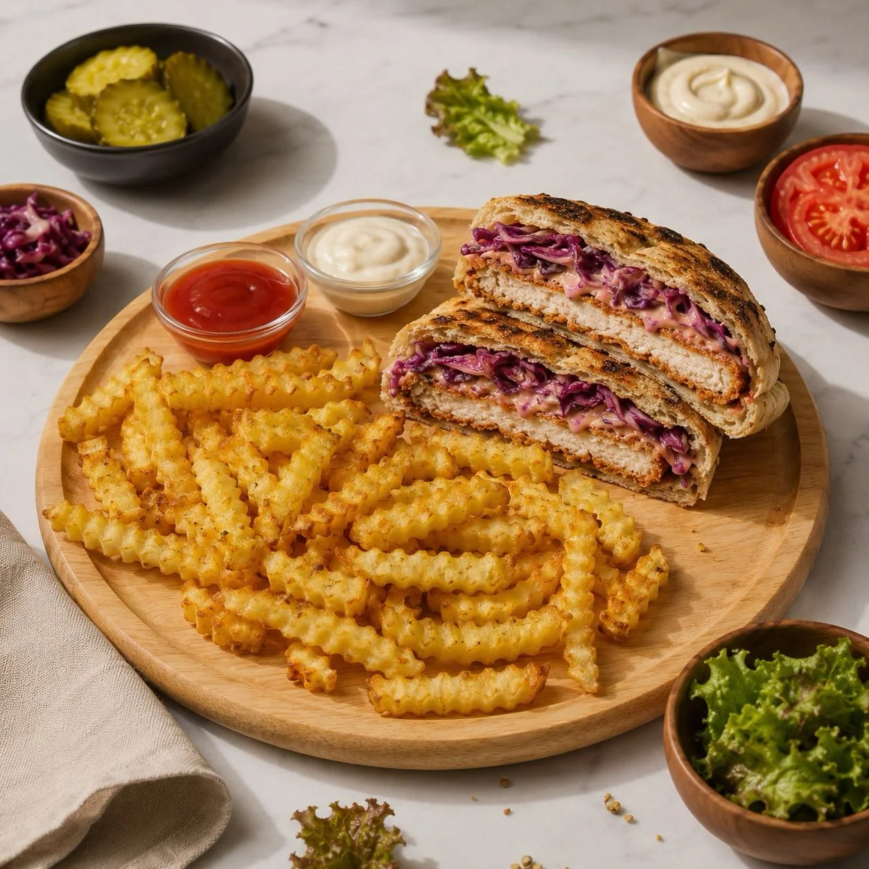 MAXI FIRE CHICKEN BURGER