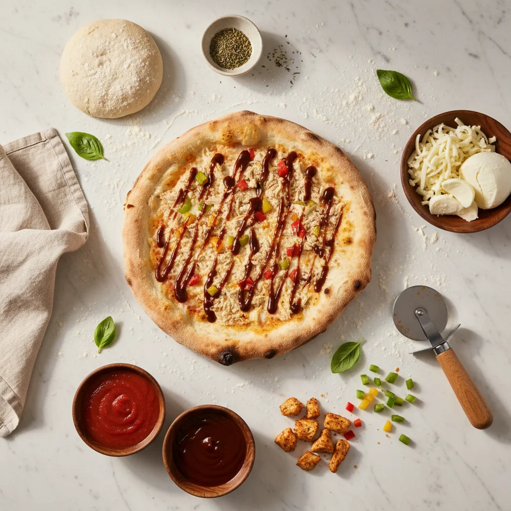 Chi Barbeque Chicken Pizza