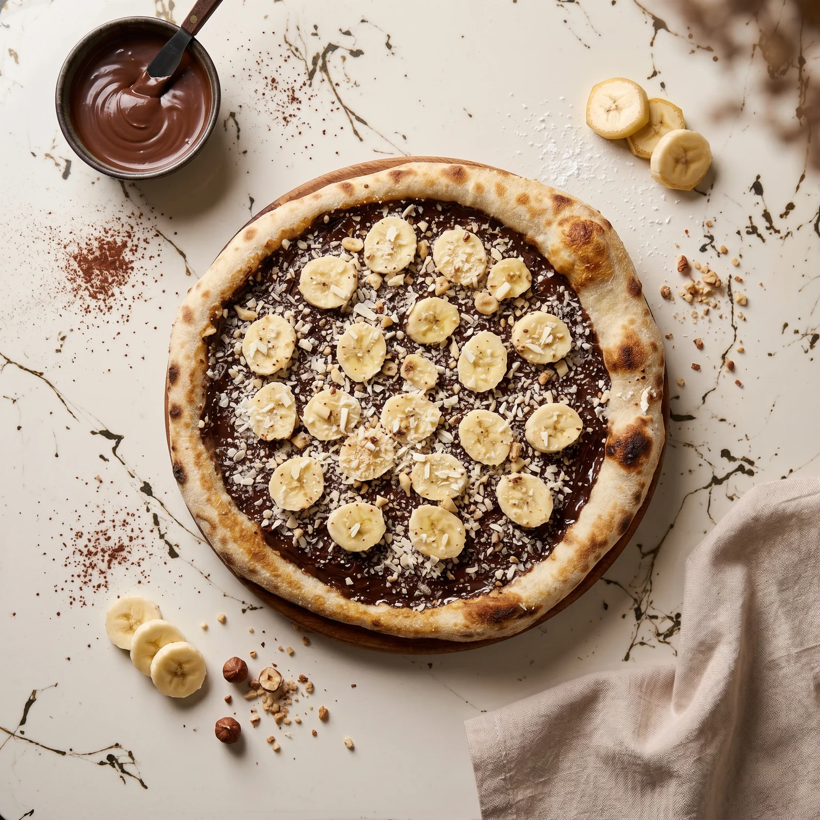 Chi Choco Banana Pizza